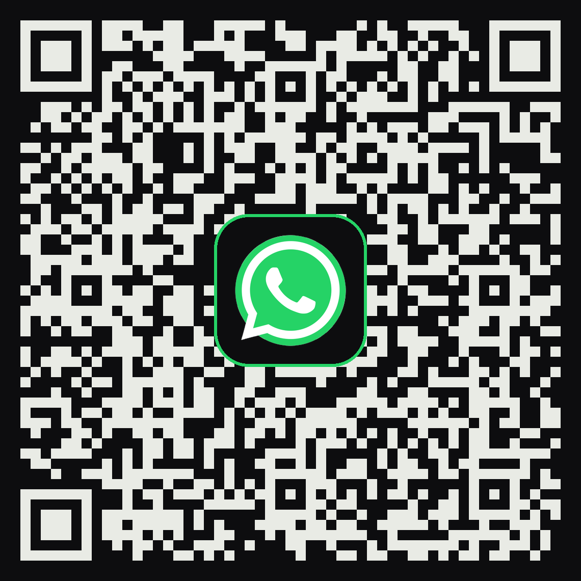 WhatsApp 查詢 QR Code — 手機掃一掃即時聯絡