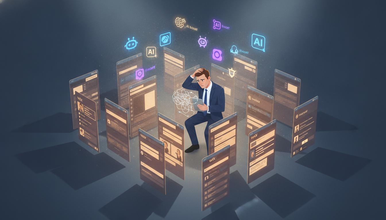 在免費網站工具和AI平台中迷失方向